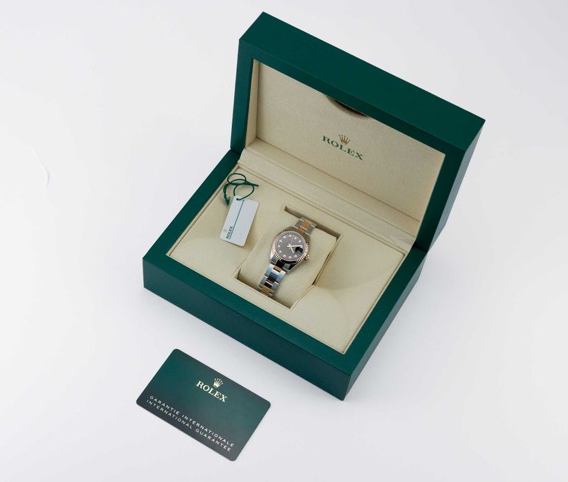 Rolex Lady Datejust 28mm Steel&Rose Gold Diamond dial 279171
