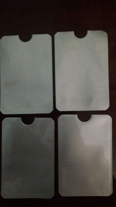 Husa / folie protectie card contactless RFID