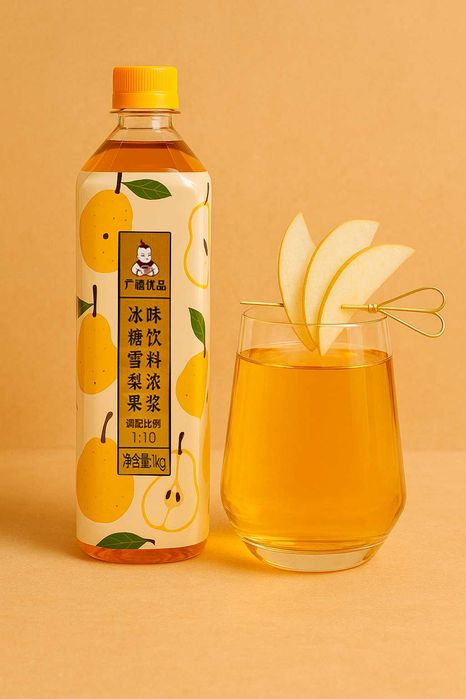 Сироп Императорская груша Double Happiness для бабл ти чай с тапиокой