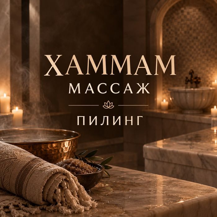 Массаж, пилинг, хаммам