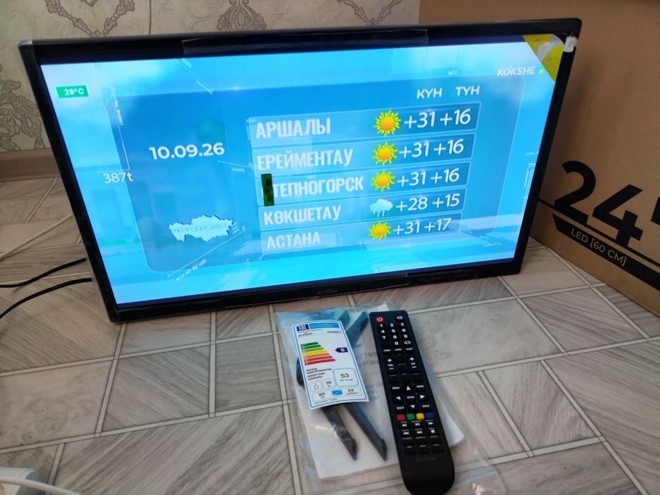 телевизор LED 24"60см / новый