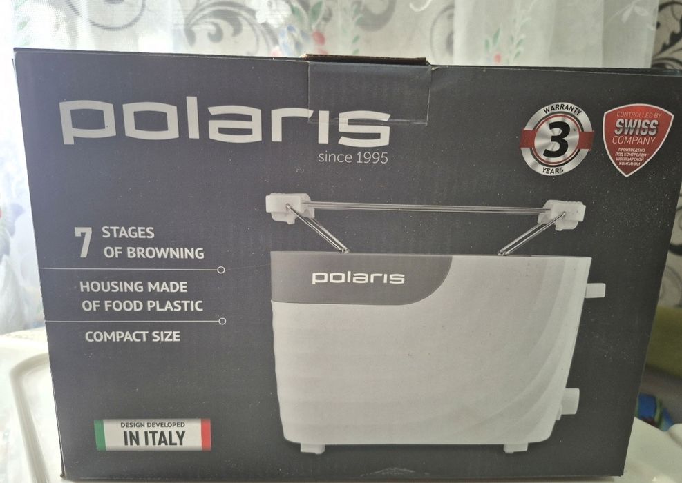 Тостер Polaris новый.