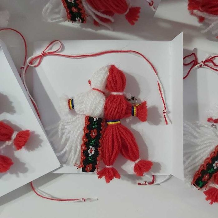 Mărțișor perechi fire mohair