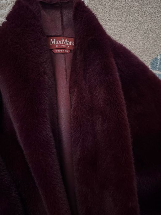 Эко шуба Max Mara оверсайз