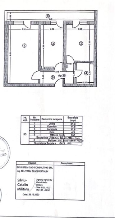 Apartament 2 camere decomandat 64 mp | Mobilat și utilat complet | Metrou Berceni | 119.000€