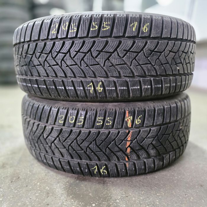 2x 205/55/16 M+S DUNLOP Stare excelenta
