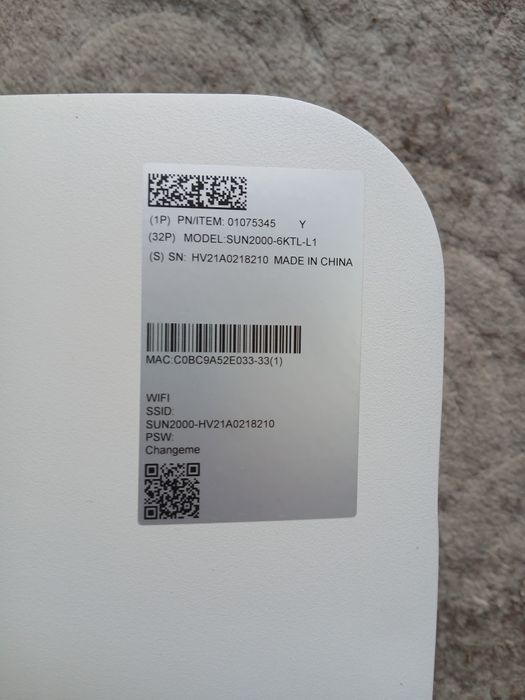 Huawei sun2000-6ktl-l1