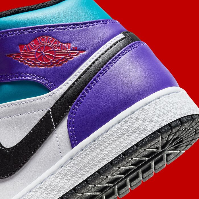 Jordan 1 mid grape 40.5 originali