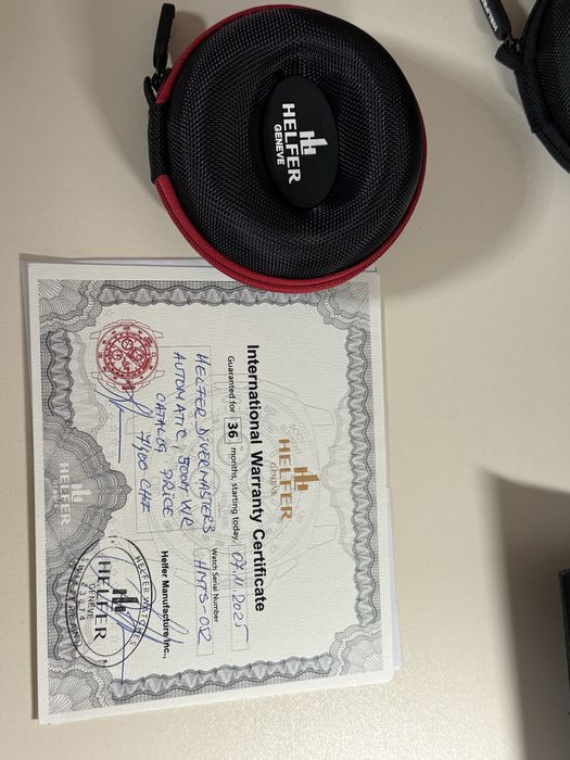 Ceas Helfer Diver Master 3 Ediție Limitată (1000pcs) Swiss