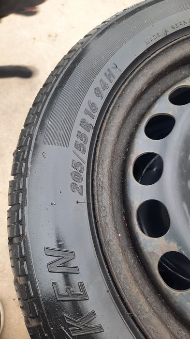 Jante tabla cu anvelope de iarnă,5x112/R16, vw,skoda