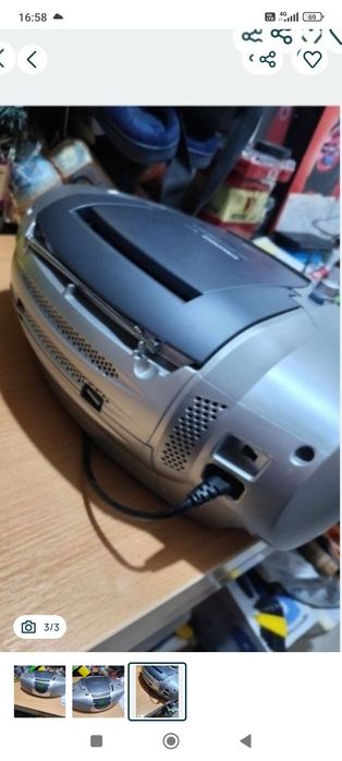 Radio casetofon.