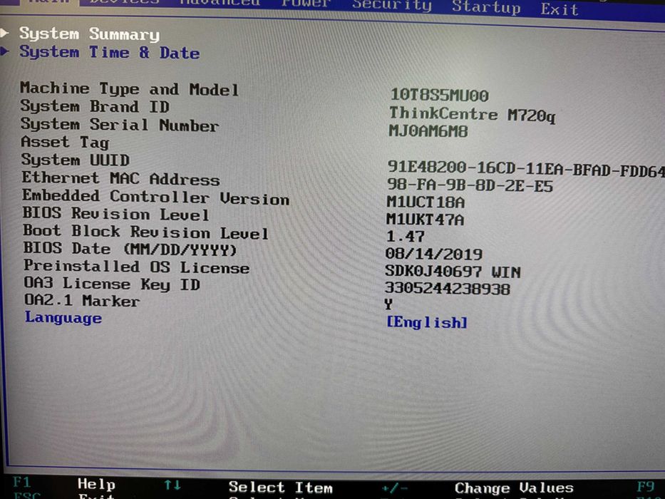 Lenovo M720q Tiny i7-8700 pfSense-Proxmox-Firewall-32GB RAM