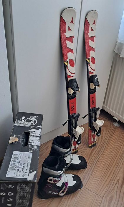 Skiuri + clapari reglabili pt copii