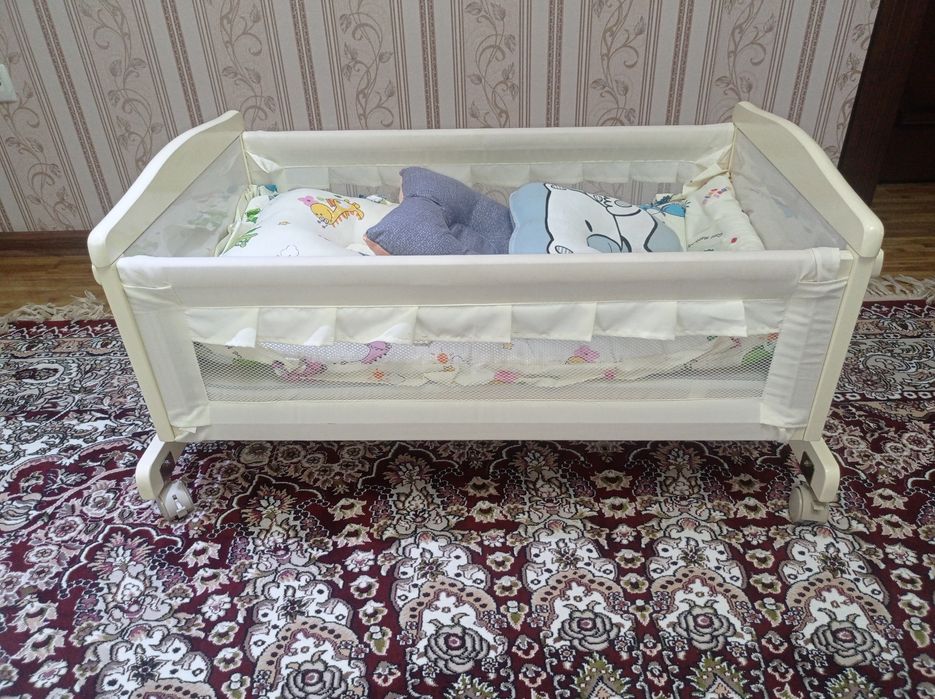 Детская люлька +матрас