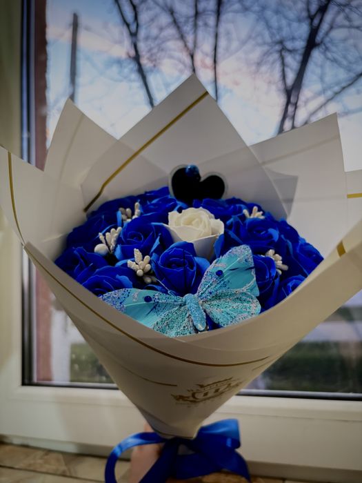 Buchete de trandafiri din săpun