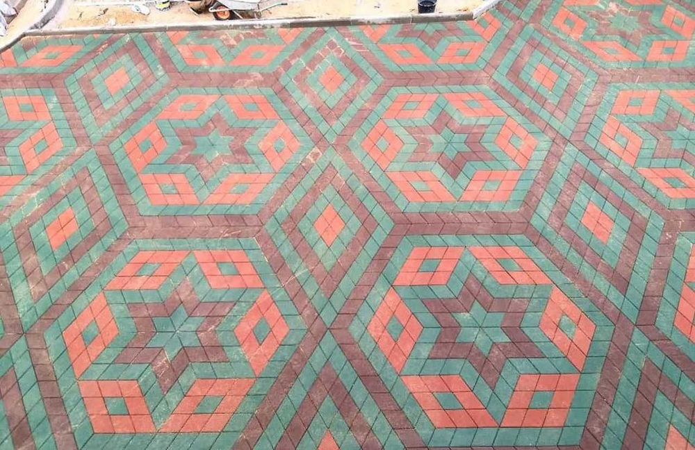 Укладка брусчатки, установка бордюр