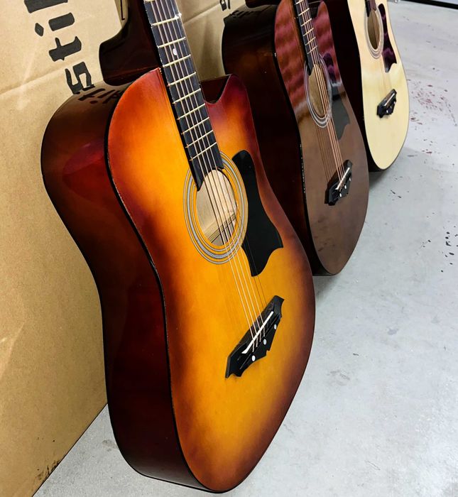 Chitara acustica simpla 38" Incepatori, Copii >10 ani, 6 corzi metal