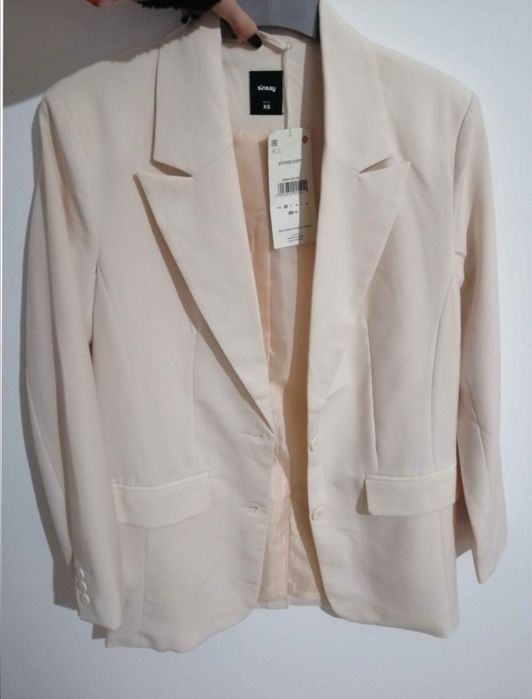 Sacou oversized cu eticheta