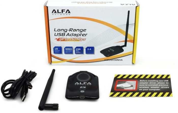 Wi-Fi адаптер Alfa Network AWUS036NHA