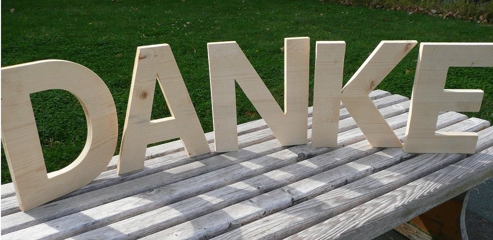 Изработка на обемни букви от дърво