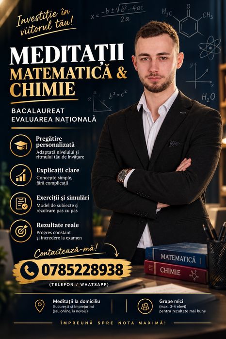 Meditatii la matematica și chimie organica