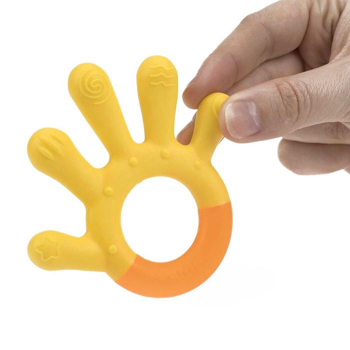 Nuby набор прорезывателей 3в1, силикон, 3м+, BPA Free