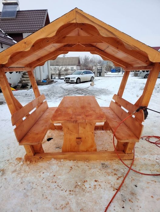 Foisor rustic  pentru gradina