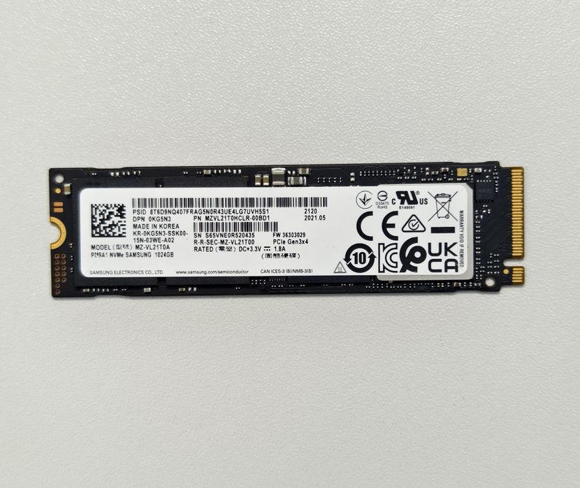 SSD 1TB Samsung PM9A1, OEM