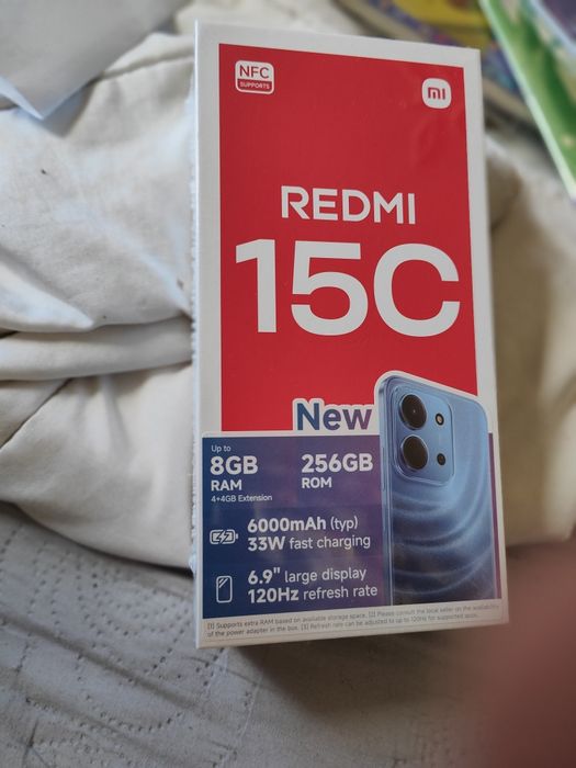 Redmi 15 c чисто нов.