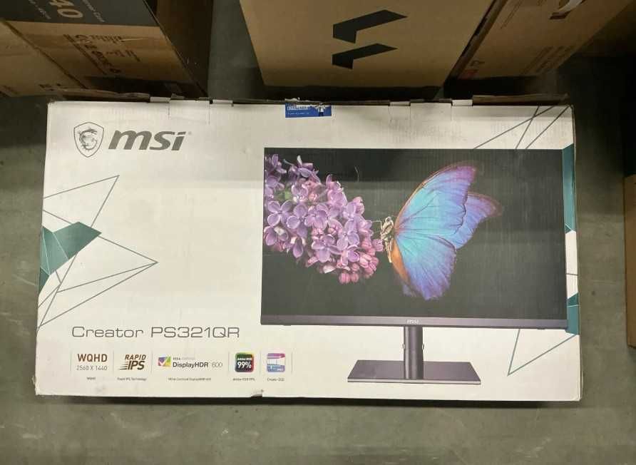 MSI Creator PS321QR monitor profesional 32" WQHD Adobe RGB 99%