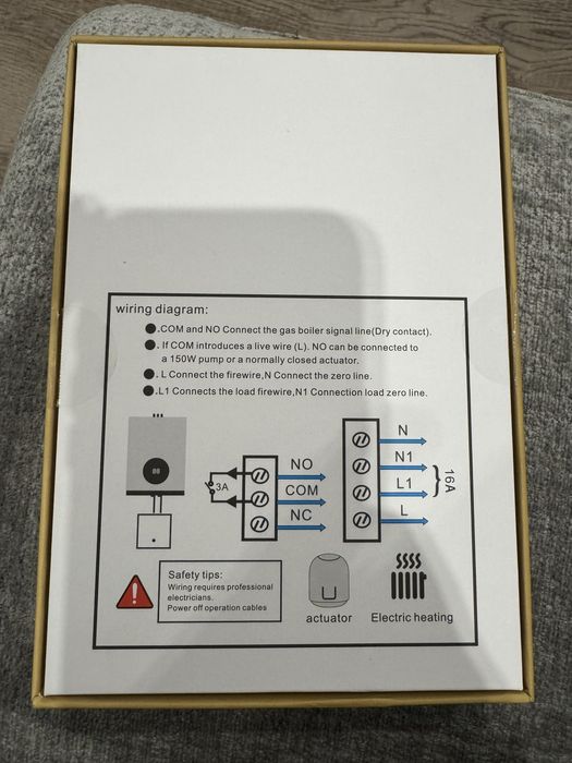 Умный термостат Tuya WIFI