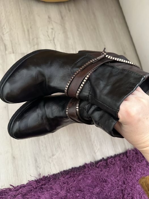 Botine piele naturala