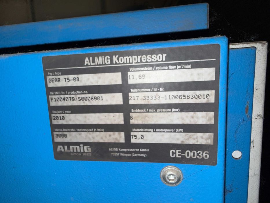 De vanzare doua compresoare de aer marca ALMIG