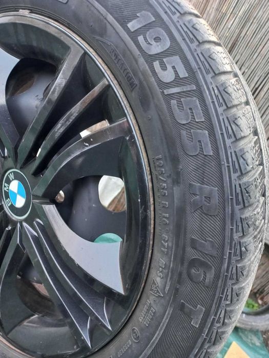 jante aluminiu si table bmw seria 1  3 etc 5x120 iarna 195 55 16