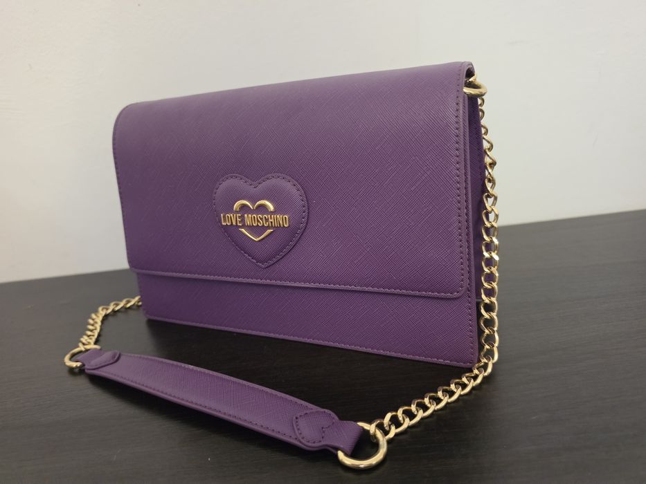 Geantă mov Love Moschino originală