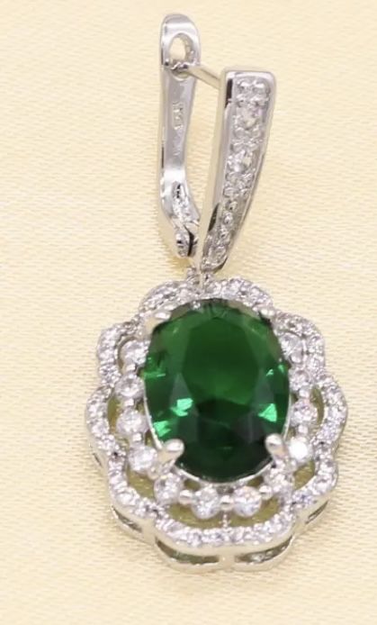 Сребърен италиански комплект бижута