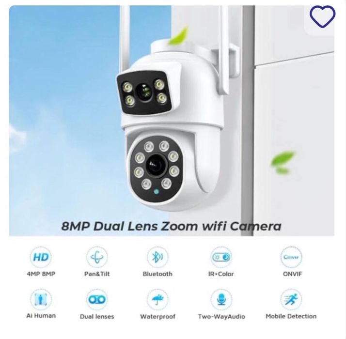 Наружная WiFi онлайн камера smart wifi camera Доставка есть!