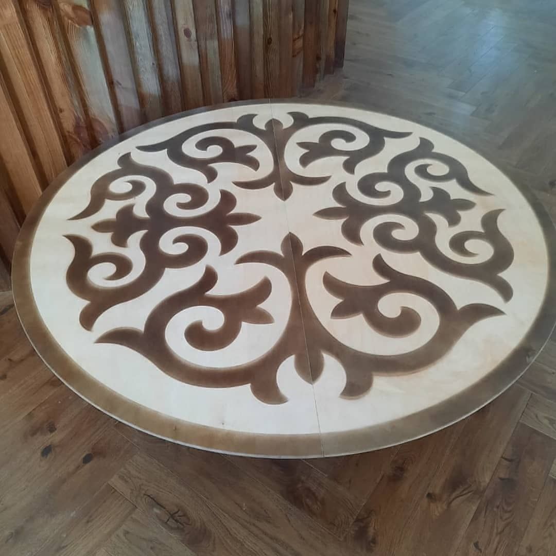 Размеры казахского стола круглого