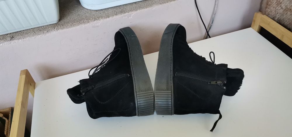 Боти Tamaris 39. 5н.Естествен велур.