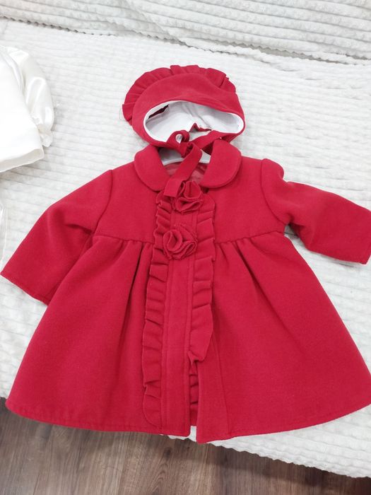 Hăinuţă fetiţă 0-2 ani şi costum alb pt. botez