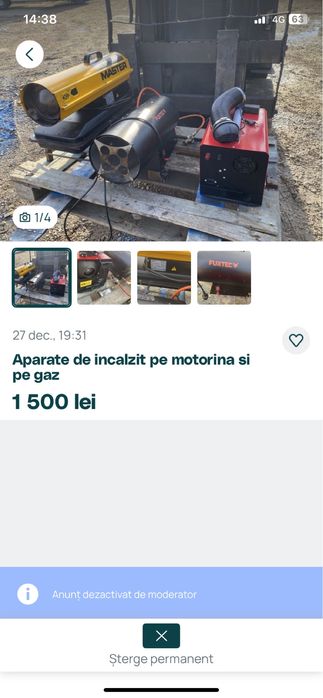 Incalzitoare sirocouri pe gaz sau pe motorina