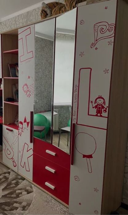 Детская мебель для 2 их деток, «Алфавит»