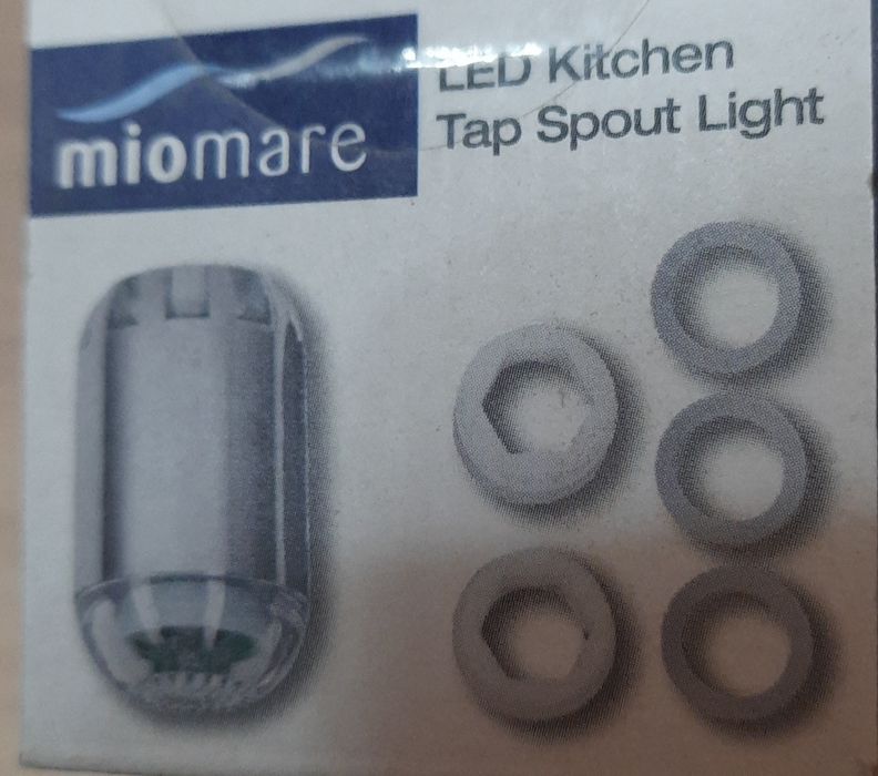 Duza/cap Baterie cu LED RGB, Nou!