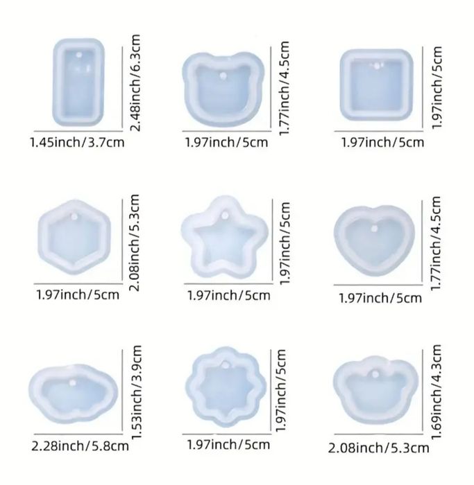 Matrite silicon cercei medalioane