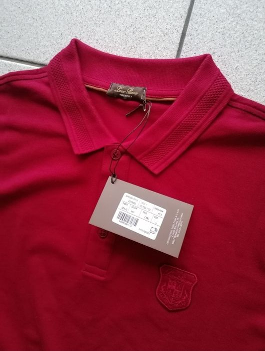 L®ro Piana® - НОВА - мъжка поло тениска - 50(L)