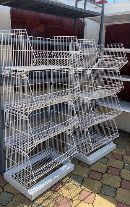 Rafturi de magazin metalice supermarket mai multe modele pe stoc