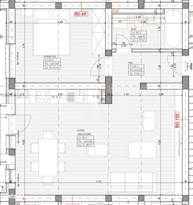 Apartament 2 camere, 53.33 mp, zona Kaufland Girocului