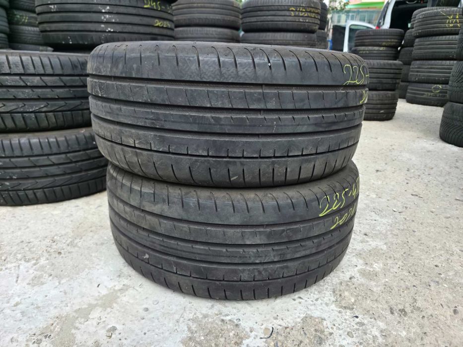 2 Anvelope de VARA - 225/45/17 94Y - GoodYear Eagle F1 Asymmetric 3 * OEM BMW - Stare F BUNA - DOT 2021 !