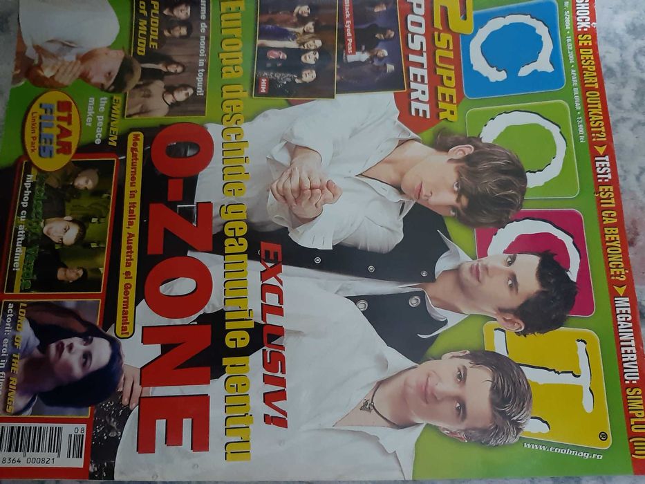 Revista Cool cu O-zone pe coperta nr. 5/2004