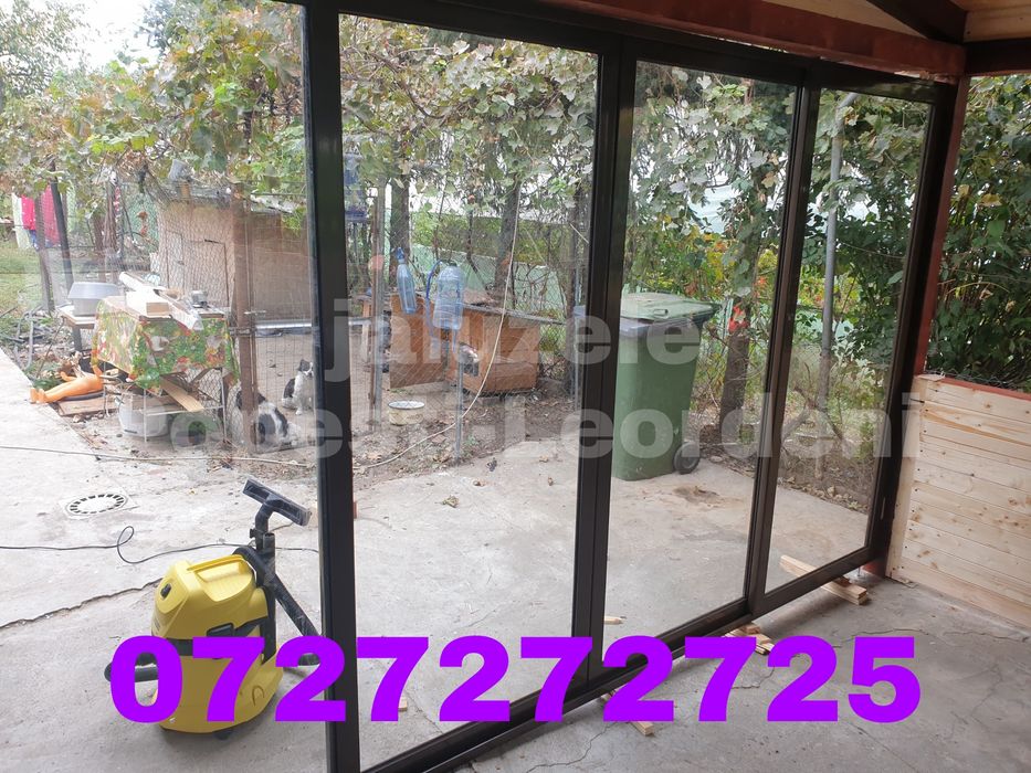 Închideri terase balcoane foisoare cu sticlă duplex sau securizată